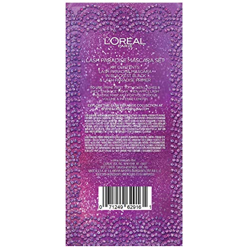 L'Oreal Paris Cosmetics Voluminous Lash Paradise Lash Primer & Mascara Holida...