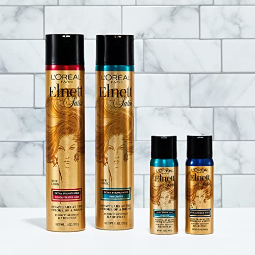 L'Oreal Paris Elnett Satin Extra Strong Hold Hairspray - Color Treated Hair 1...