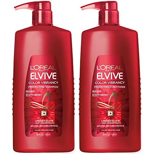 L'Oreal Paris Elvive Color Vibrancy Protecting Shampoo and Conditioner Set fo...