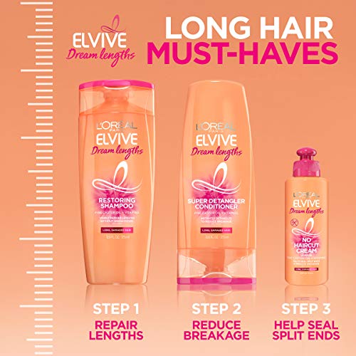 L'Oreal Paris Elvive Dream Lengths Shampoo and Conditioner Kit for Long, Dama...