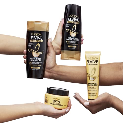 L'Oreal Paris Elvive Total Repair 5 Repairing Shampoo and Conditioner for Dam...