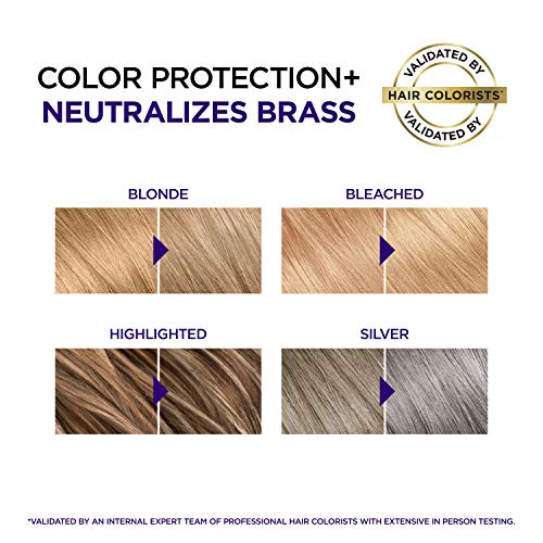 L'Oreal Paris EverPure Brass Toning Purple Sulfate Free Shampoo and Condition...