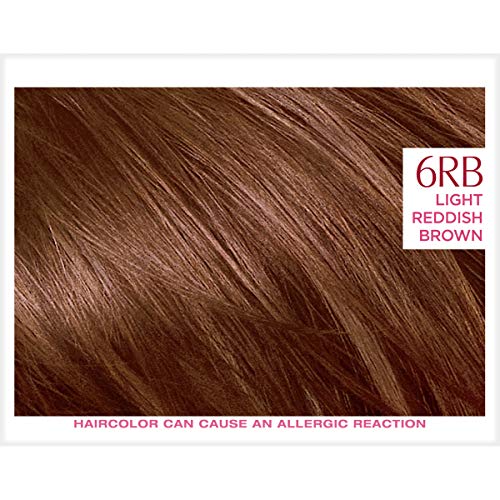 L'Oreal Paris Excellence Creme Permanent Hair Color, 6RB Light Reddish Brown,...
