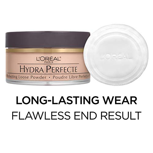 L'Oreal Paris Hydra Perfecte Perfecting Loose Face Powder, Minimizes Pores & ...