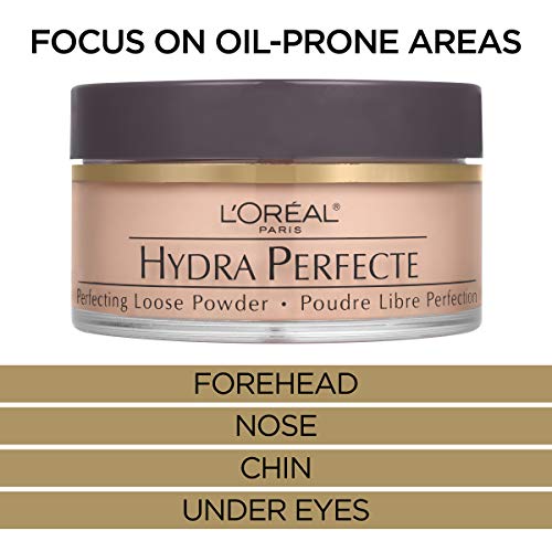 L'Oreal Paris Hydra Perfecte Perfecting Loose Face Powder, Minimizes Pores & ...
