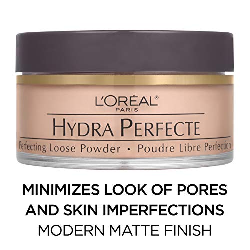 L'Oreal Paris Hydra Perfecte Perfecting Loose Face Powder, Minimizes Pores & ...
