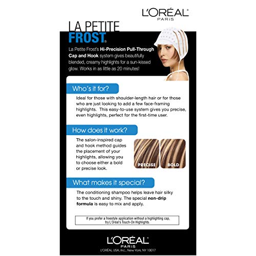 L'Oreal Paris Le Petite Frost Pull-Through Cap Highlights For Short Hair, H55...