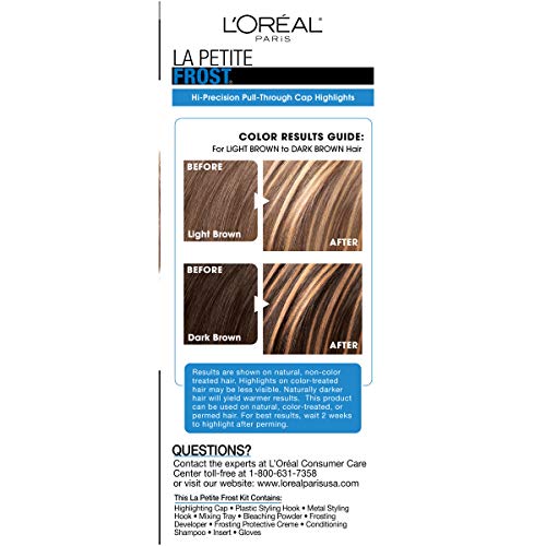 L'Oreal Paris Le Petite Frost Pull-Through Cap Highlights For Short Hair, H55...