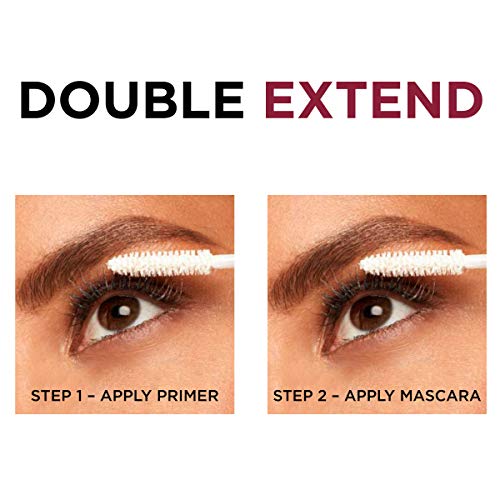 L'Oreal Paris Makeup Double Extend Beauty Tubes Lengthening 2 Step Mascara, B...