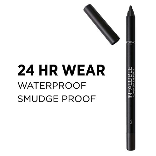 L'Oreal Paris Makeup Infallible Pro-Last Pencil Eyeliner, Waterproof and Smud...