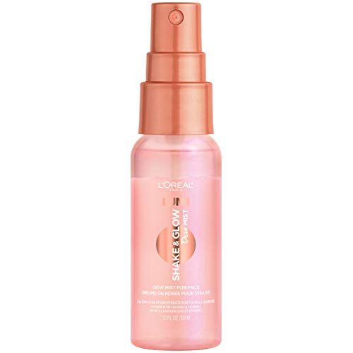 L'Oreal Paris Makeup LUMI Shake and Glow Dew Mist, Hydrating and Soothing Fac...