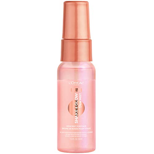 L'Oreal Paris Makeup LUMI Shake and Glow Dew Mist, Hydrating and Soothing Fac...