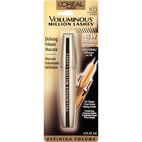L'Oreal Paris Makeup Voluminous Million Lashes Volumizing, Defining, Smudge-P...
