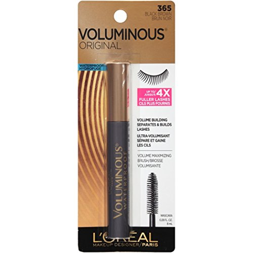 L'Oreal Paris Makeup Voluminous Original Volume Building Waterproof Mascara, ...