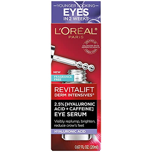 L'Oreal Paris Revitalift Hyaluronic Acid + Caffeine Hydrating Eye Serum with ...