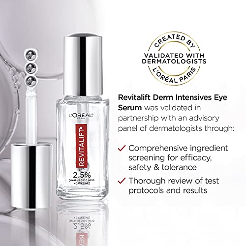 L'Oreal Paris Revitalift Hyaluronic Acid + Caffeine Hydrating Eye Serum with ...