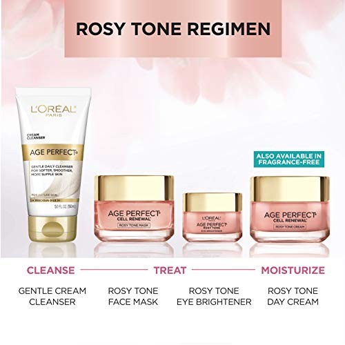 L'Oreal Paris Skin Care Age Perfect Rosy Tone Eye Brightener and Travel Size ...