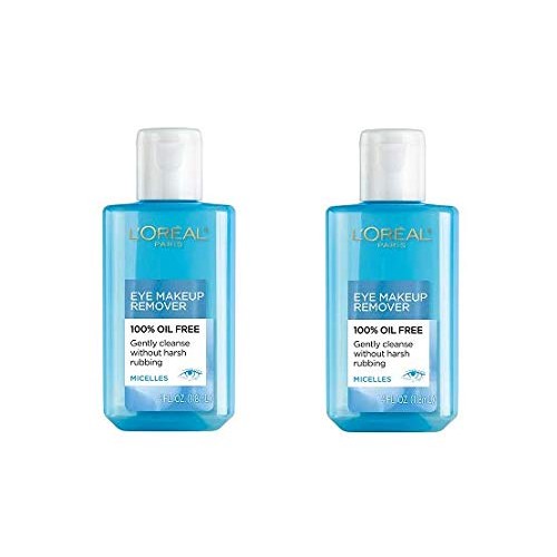 L'Oreal Paris Skin Care Clean Artiste Oil Free Eye Makeup Remover, 2 Count