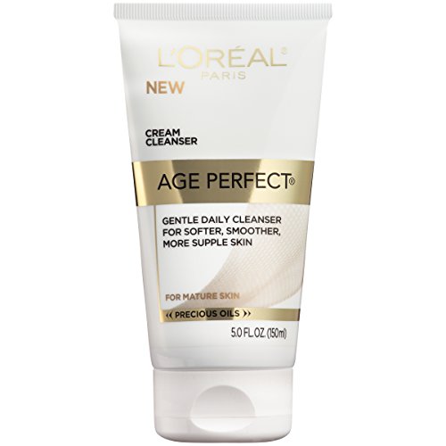 L'Oreal Paris Skincare Age Perfect Cream Cleanser, Gentle Daily Cleanser for ...