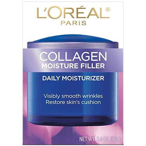 L'Oreal Paris Skincare Collagen Face Moisturizer, Day and Night Cream, Anti-A...