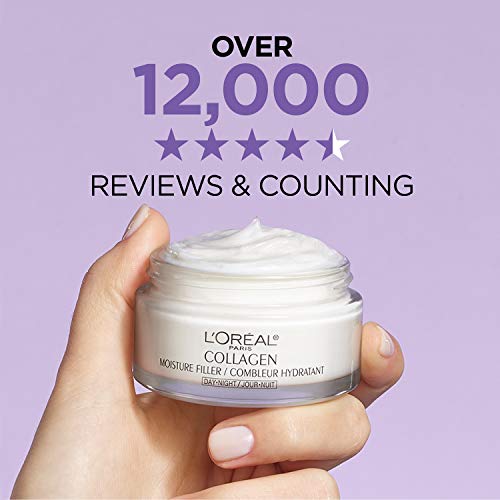 L'Oreal Paris Skincare Collagen Face Moisturizer, Day and Night Cream, Anti-A...