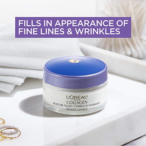 L'Oreal Paris Skincare Collagen Face Moisturizer, Day and Night Cream, Anti-A...