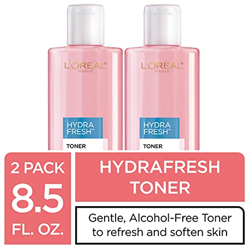 L'Oreal Paris Skincare HydraFresh Toner Face Toner, Alcohol Free Toner with P...