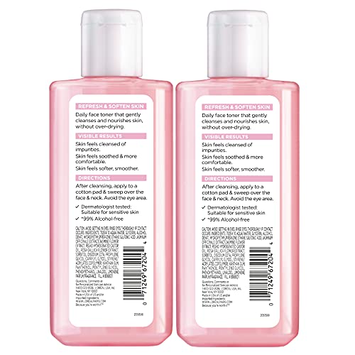 L'Oreal Paris Skincare HydraFresh Toner Face Toner, Alcohol Free Toner with P...