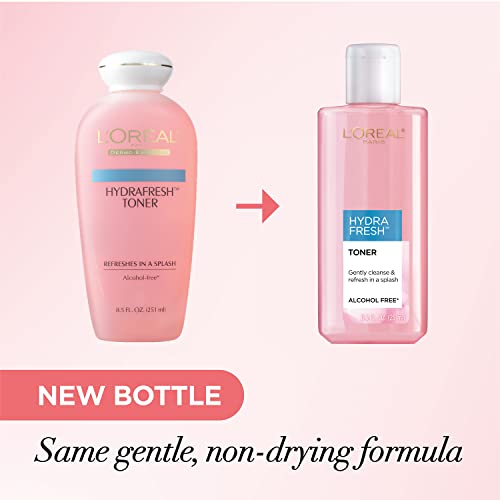 L'Oreal Paris Skincare HydraFresh Toner Face Toner, Alcohol Free Toner with P...