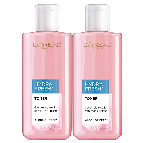 L'Oreal Paris Skincare HydraFresh Toner Face Toner, Alcohol Free Toner with P...