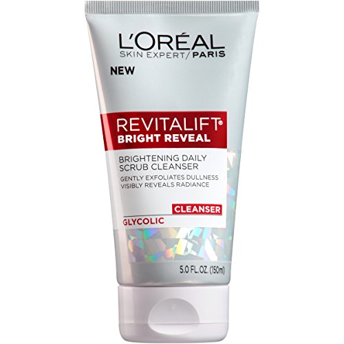 L'Oreal Paris Skincare Revitalift Bright Reveal Facial Cleanser with Glycolic...