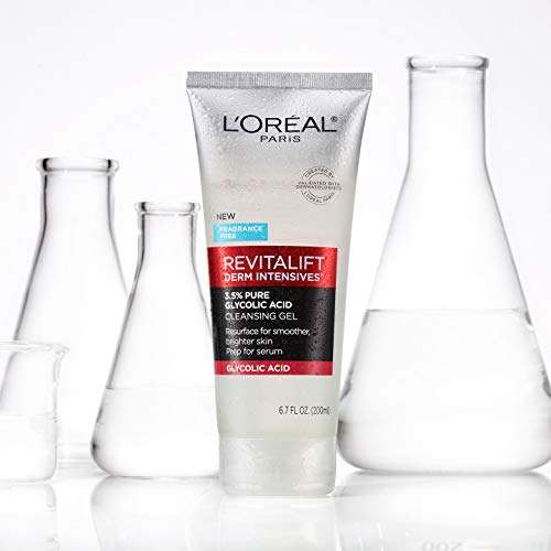L'Oreal Paris Skincare Revitalift Derm Intensives Gel Cleanser with 3.5% Pure...