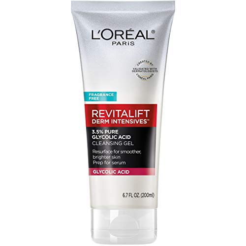 L'Oreal Paris Skincare Revitalift Derm Intensives Gel Cleanser with 3.5% Pure...