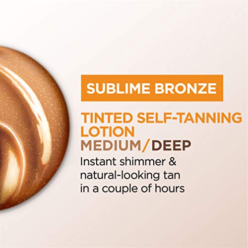 L'Oreal Paris Skincare Sublime Bronze Tinted Self-Tanning Lotion Medium Natur...