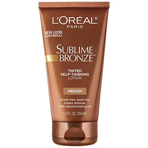 L'Oreal Paris Skincare Sublime Bronze Tinted Self-Tanning Lotion Medium Natur...