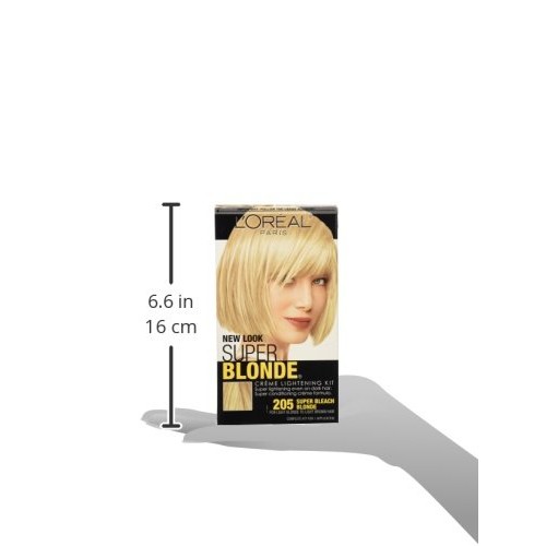 L'Oreal Paris Super Blonde Creme Lightening Kit, 205 Light Brown To Light Blonde
