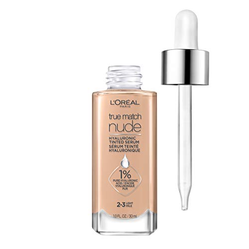 L'Oreal Paris True Match Nude Hyaluronic Tinted Serum Foundation with 1% Hyal...