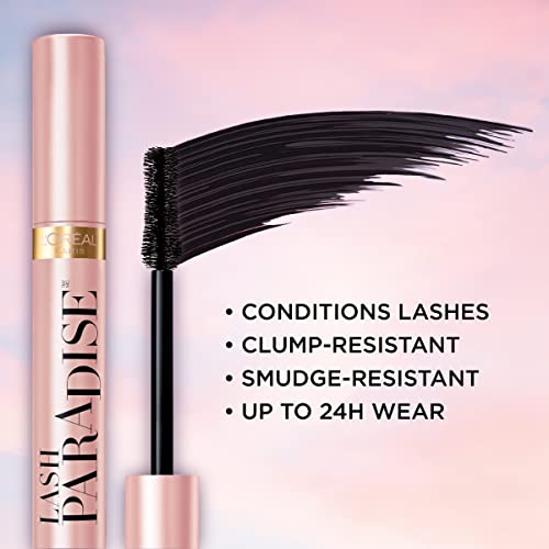 L'Oreal Paris Voluminous Makeup Lash Paradise Mascara, Voluptuous Volume, Int...