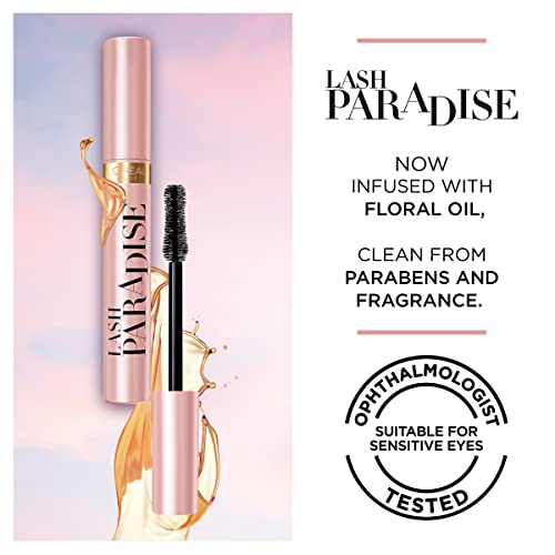 L'Oreal Paris Voluminous Makeup Lash Paradise Mascara, Voluptuous Volume, Int...