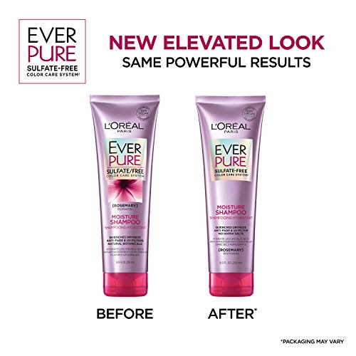 L'Oréal Paris EverPure Moisture Sulfate Free Shampoo and Conditioner for Colo...