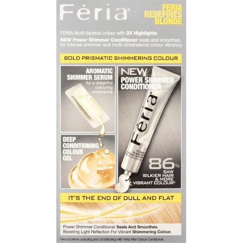 L'Oréal Paris Feria Permanent Hair Color, 110 Starlet (Very Light Beige Blonde)