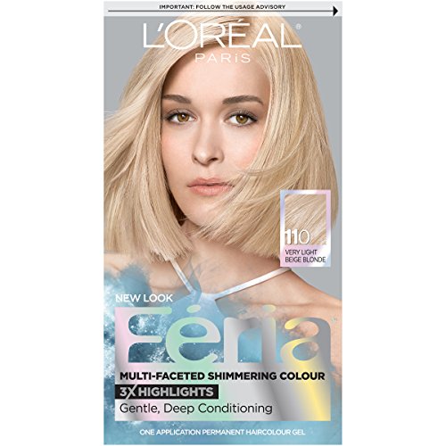 L'Oréal Paris Feria Permanent Hair Color, 110 Starlet (Very Light Beige Blonde)