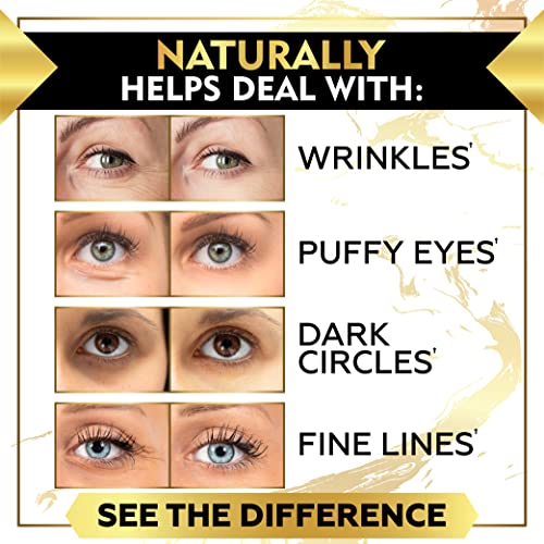 Under Eye Patches - 24K Gold Under Eye Mask for Puffy Eyes, Dark Circles, Eye...