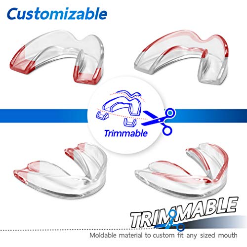 LORIOUS Mouthguard - One Size Fits All Premium Set of 6 BPA Free Moldable, Cu...