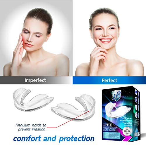 LORIOUS Mouthguard - One Size Fits All Premium Set of 6 BPA Free Moldable, Cu...