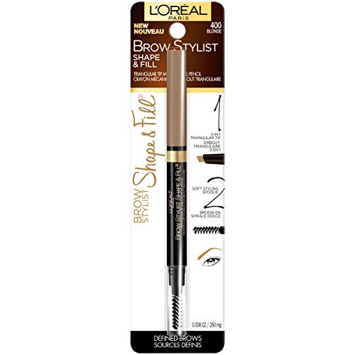 L'Oreal Paris Brow Stylist Shape and Fill Pencil, Blonde