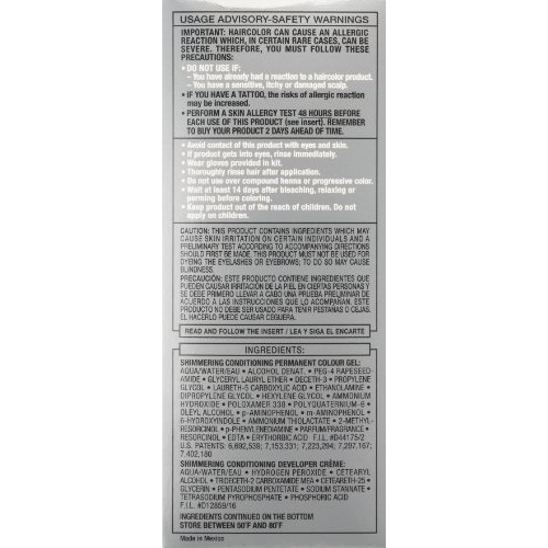 L'Oreal Paris Feria Multi-Faceted Shimmering Permanent Hair Color, 45 French ...