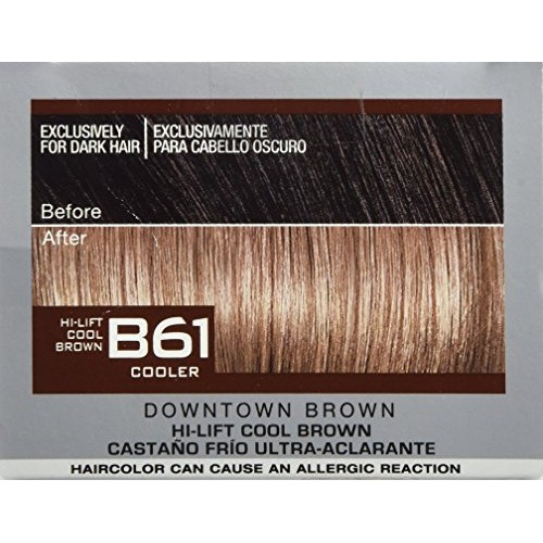 L'Oreal Paris Feria Multi-Faceted Shimmering Permanent Hair Color, B61 Downto...