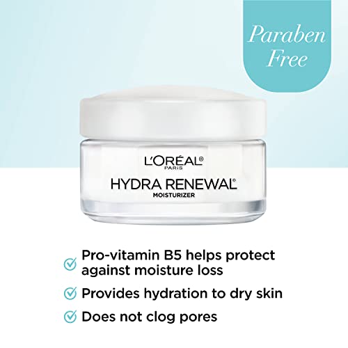 L'Oreal Paris Skincare Hydra-Renewal Face Moisturizer with Pro-Vitamin B5 for...