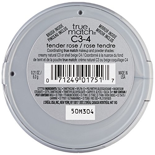 L'Oreal Paris True Match Blush, Tender Rose, 0.21 Ounces